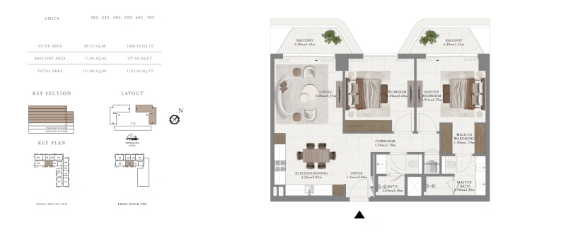 Traumhafte 2-Zimmer-Wohnung mit privatem Strandzugang.