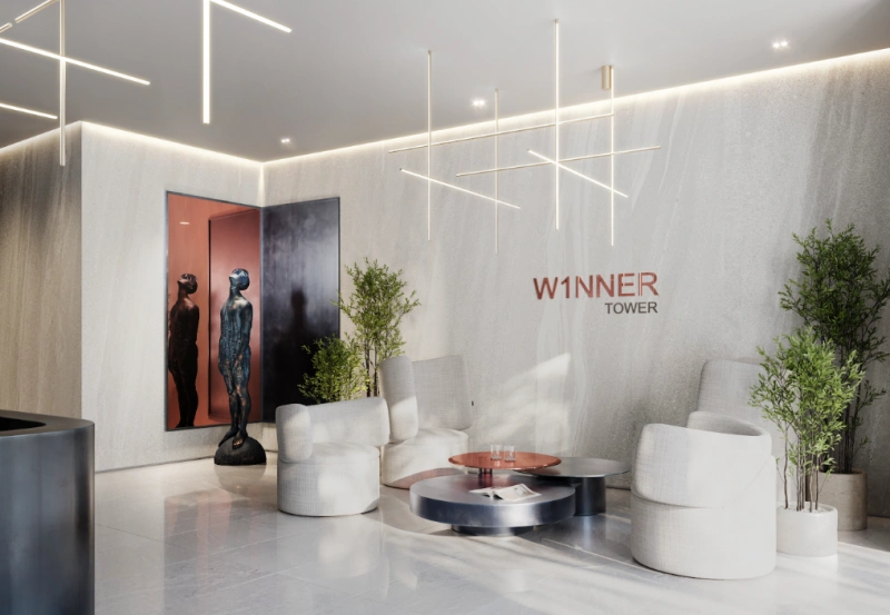 2-Schlafzimmer-Wohnung in "WINNER TOWER"