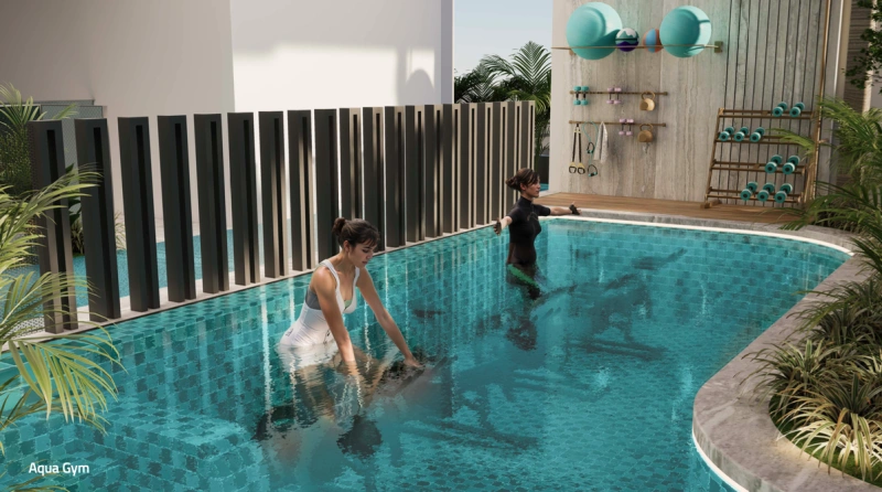 2-Zimmer-Wohnung mit Wintergarten in REEF Al Furjan