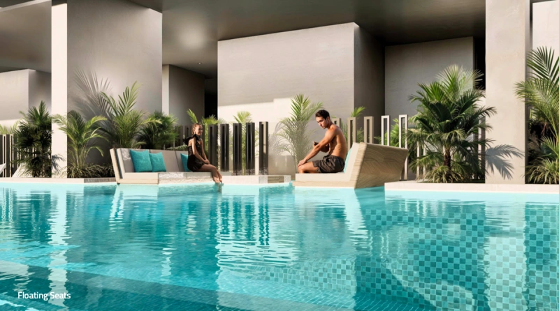 2-Zimmer-Wohnung mit Wintergarten in REEF Al Furjan