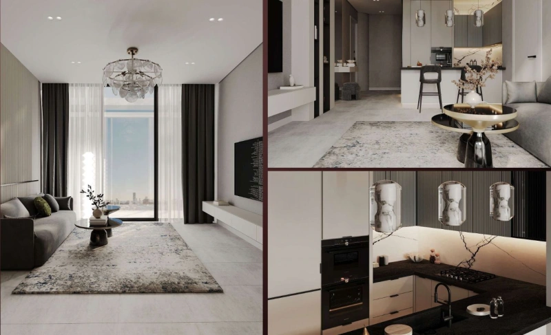 Charmantes 1-Zimmer Apartment mit voll ausgestatteter Küche, direkt in JVC!