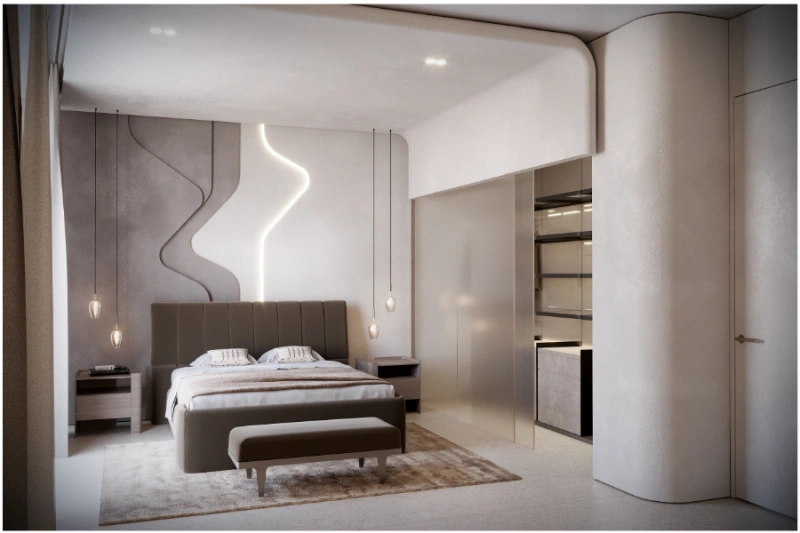 Luxuriöses Drei-Schlafzimmer-Duplex-Apartment mit Pool und Panoramablick