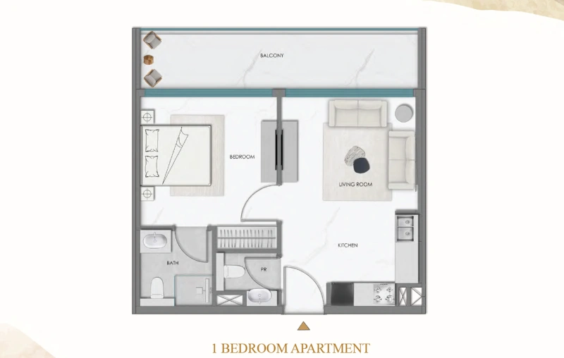 Modernes 1-Zimmer-Appartement mit stilvollem Design!