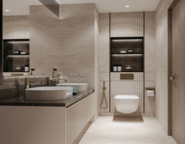 Atemberaubende Drei-Zimmer-Wohnung mit modernem Design