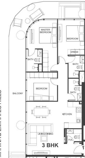 Geräumige 3-Zimmer-Wohnung mit Huge Layout!