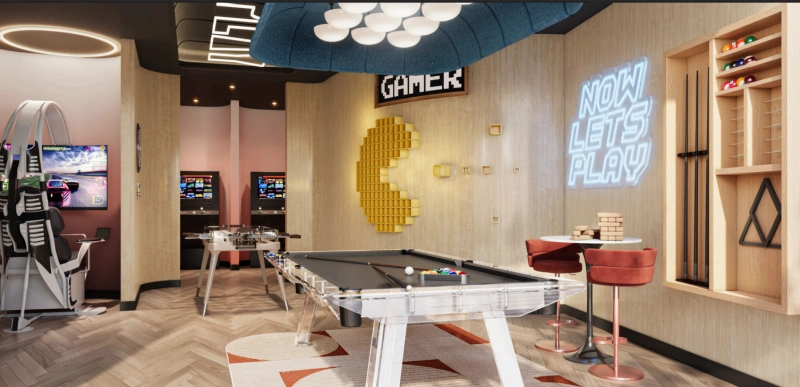 Atemberaubende Zwei-Zimmer-Wohnung mit Pool und Panoramablick