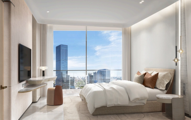 Atemberaubende Zwei-Zimmer-Wohnung mit Pool und Panoramablick