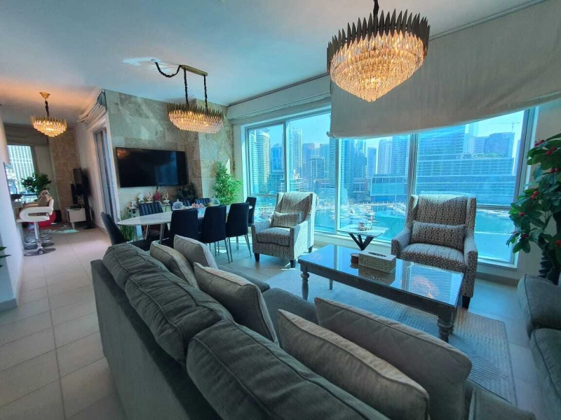 Luxuriöses 4-Zimmer-Apartment in Paloma Tower mit atemberaubendem Blick auf Dubai Marina