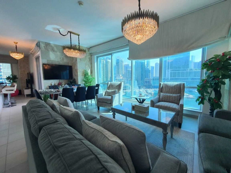 Luxuriöses 4-Zimmer-Apartment in Paloma Tower mit atemberaubendem Blick auf Dubai Marina