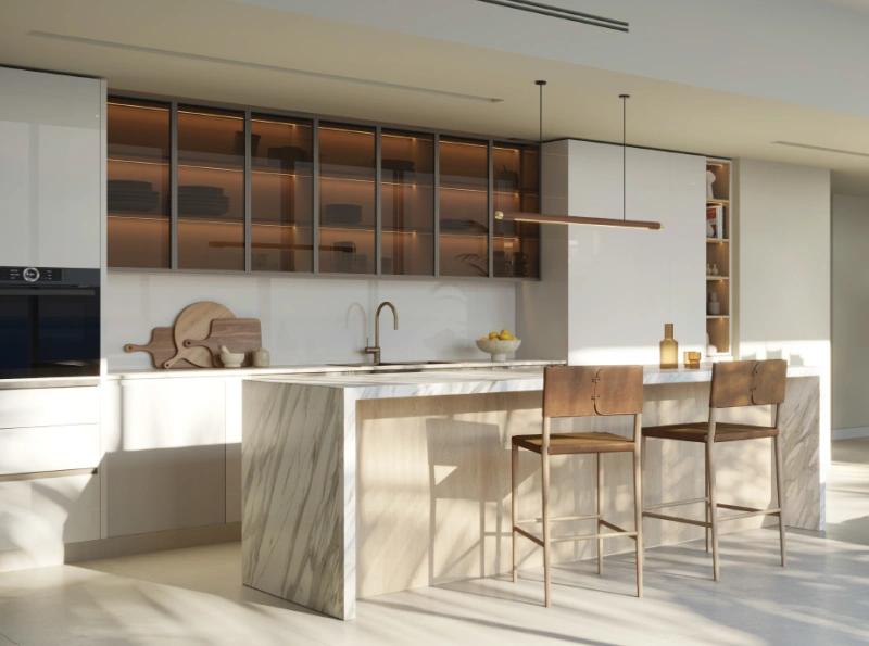 Elegantes Apartment mit 2 Schlafzimmern direkt am Strand