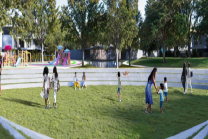 Maison de ville de quatre chambres