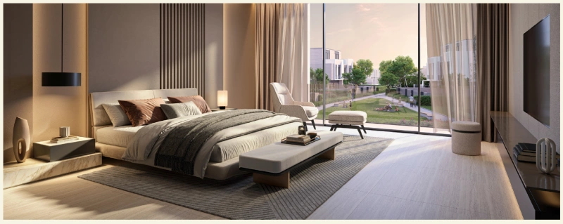 Luxuriöse Villa mit 4 Schlafzimmern, Hausmädchenzimmer und eigenem Bad, Zugang zum Golfplatz