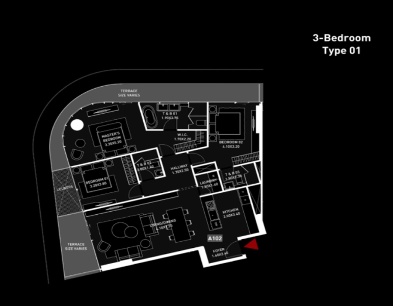 Stilvolle Drei-Zimmer-Wohnung mit modernem Design