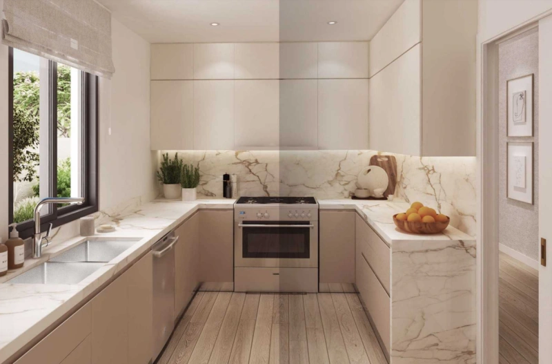 Spacious townhouse with 4 bedrooms, staff room, private garage and garden!