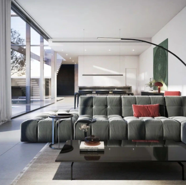 Luxuriöse 6-Zimmer-Villa mit privatem Pool, modernem Design und separatem Dienstpersonalbereich