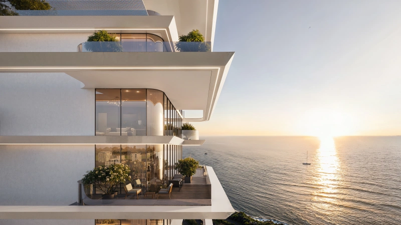 Strandnahe Eleganz: 2-Zimmer-Wohnung mit Meerblick und stilvollem Ambiente