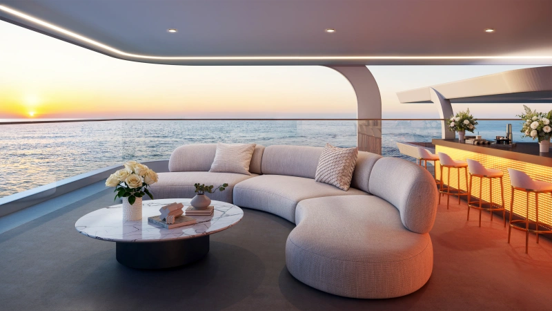 Strandnahe Eleganz: 2-Zimmer-Wohnung mit Meerblick und stilvollem Ambiente