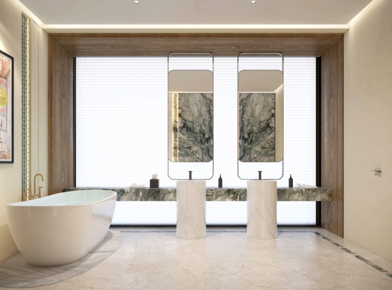 Strandnahe Eleganz: 2-Zimmer-Wohnung mit Meerblick und stilvollem Ambiente