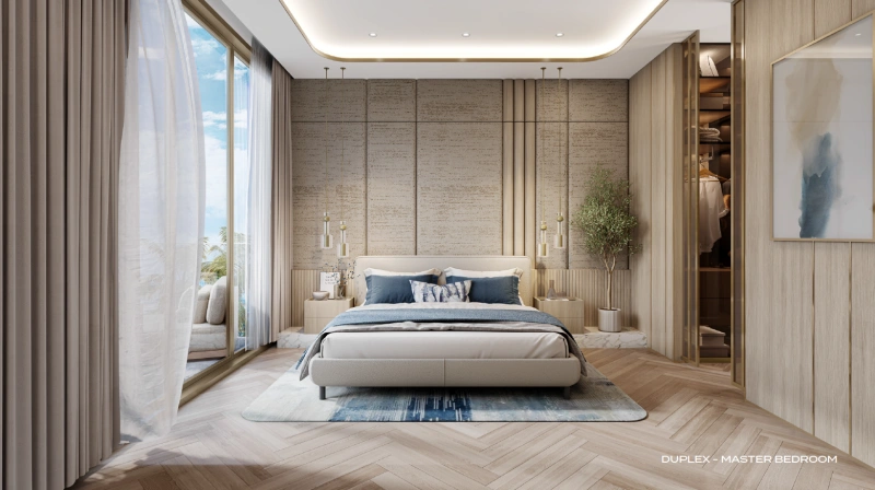 Exklusives Duplex-Apartment mit 3 Schlafzimmern und Meerblick - Luxuriöses Wohnen am Wasser!