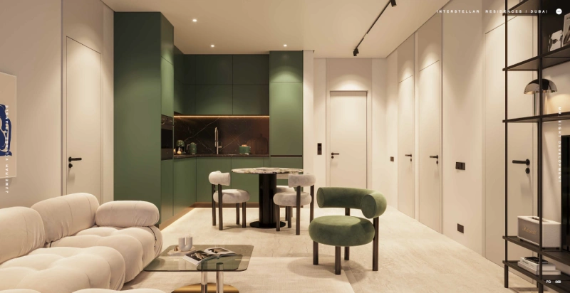 Geräumige 2-Zimmer-Wohnung mit riesigem Layout