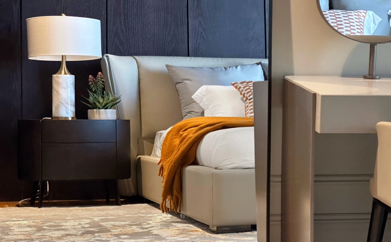 Modernes Apartment mit Blick auf Ain Dubai in Bluewaters Residence 3. Luxusmöbel & grüne Terrasse.