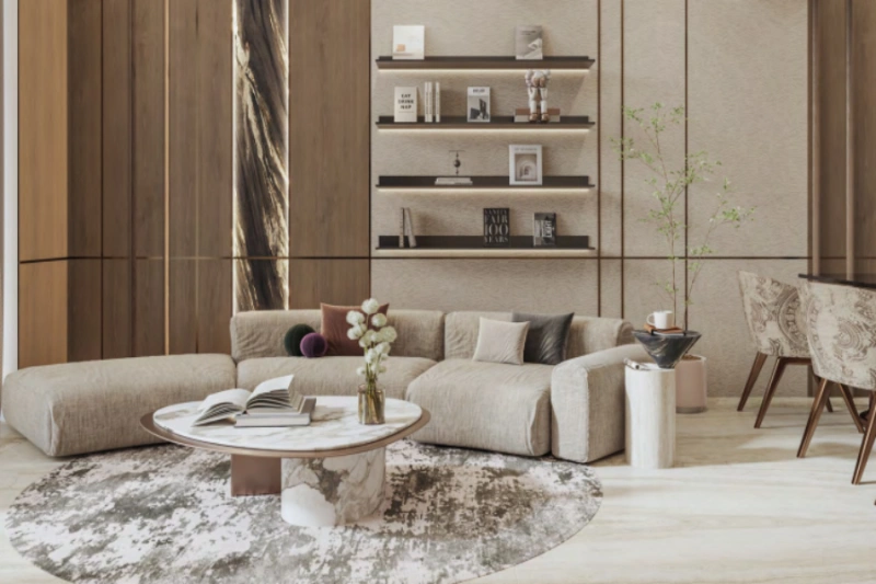 Modernes Drei-Schlafzimmer-Haus mit Laden, Schwimmbad Stilvolles Design!