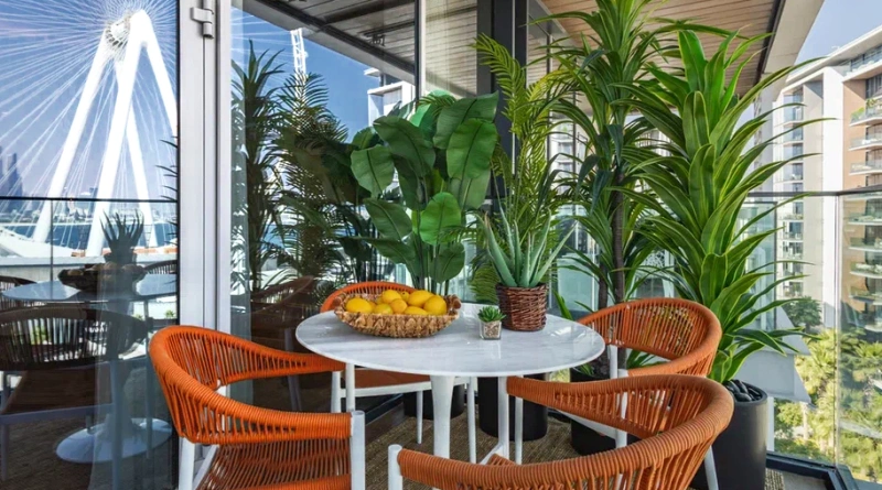 Moderne 1-Zimmer Wohnung mit Meerblick auf Bluewaters Island!