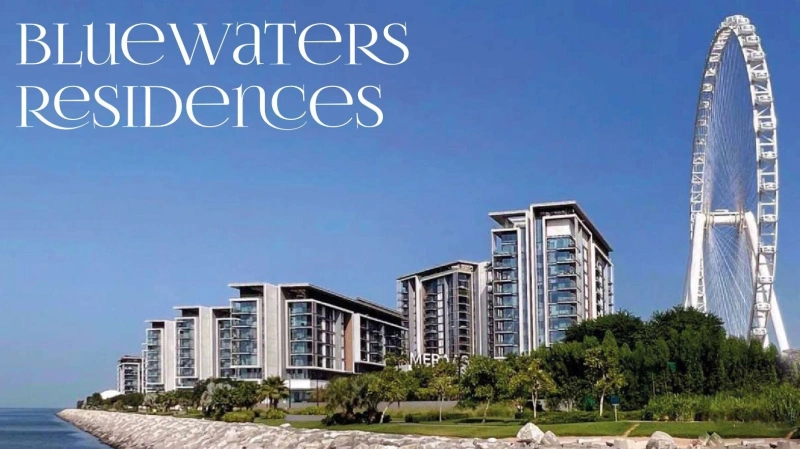 Moderne 1-Zimmer Wohnung mit Meerblick auf Bluewaters Island!