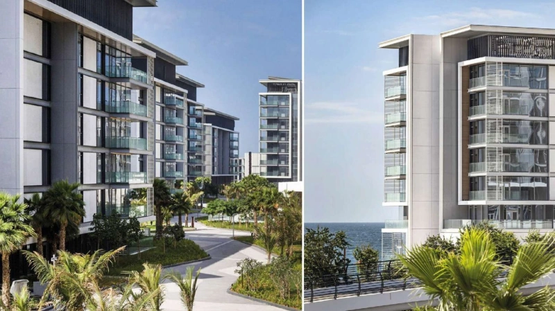 Moderne 1-Zimmer Wohnung mit Meerblick auf Bluewaters Island!