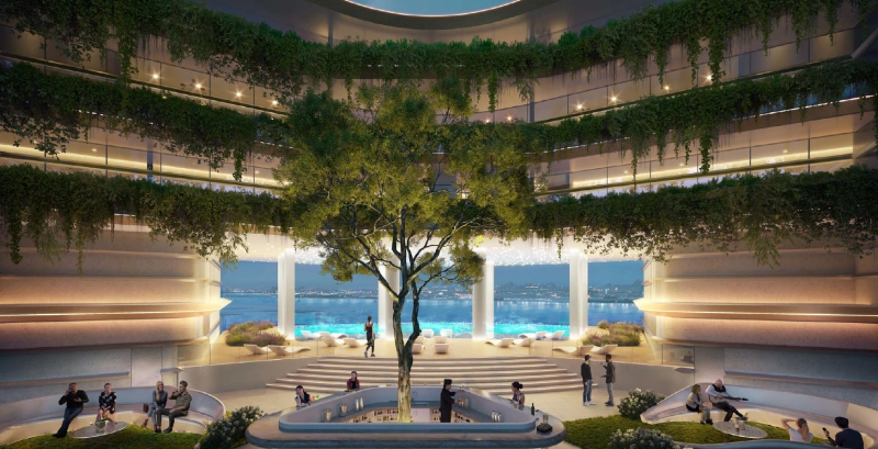 Luxuriöses Strandapartment mit einem Schlafzimmer in einem Inselresort-Wohnen am Meer, Eleganz pur!