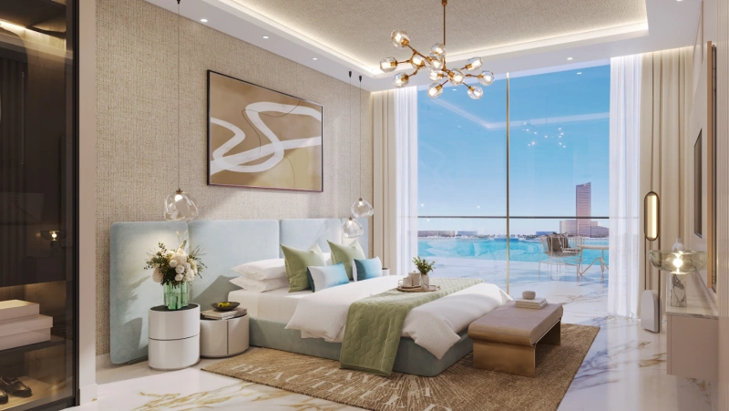 Luxuriöses Strandapartment mit einem Schlafzimmer in einem Inselresort-Wohnen am Meer, Eleganz pur!