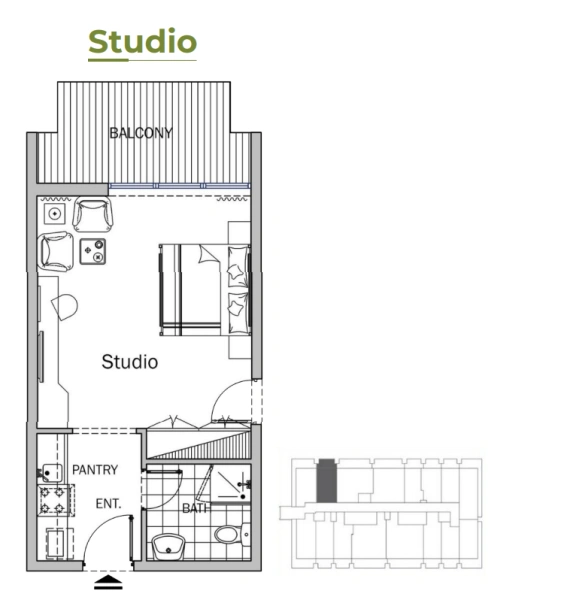 Luxuriöses Studio-Apartment mit hotelähnlichem Wohnerlebnis!