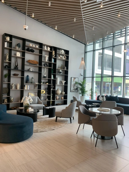 Luxuriöses 2-Zimmer-Apartment mit Blick auf Burj Khalifa in Prive Residence Dubai Hills