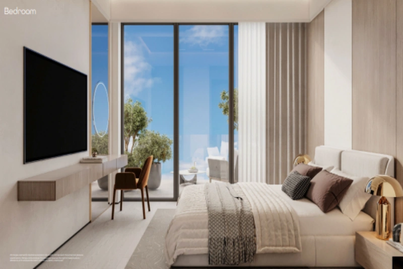 Stilvolles Ein-Zimmer-Apartment mit modernem Design