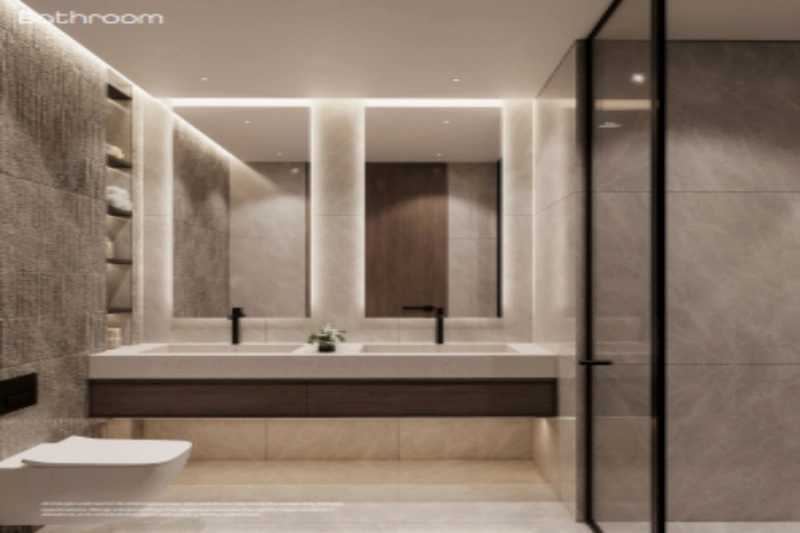 Stilvolles Ein-Zimmer-Apartment mit modernem Design