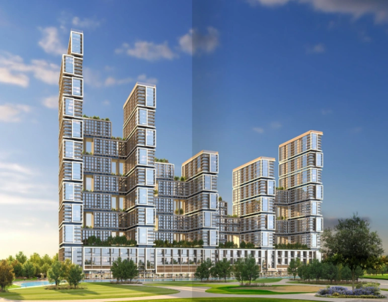 Stilvolle Ein-Zimmer-Wohnung mit modernem Design