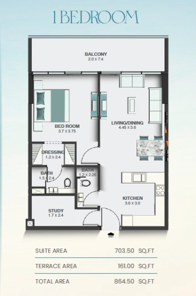 Gemütliche 1-Zimmer Wohnung ideal für kleine Familie