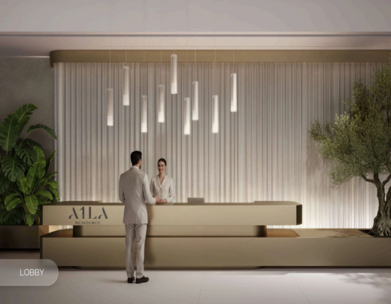 Stilvolles Ein-Zimmer-Apartment mit modernem Design