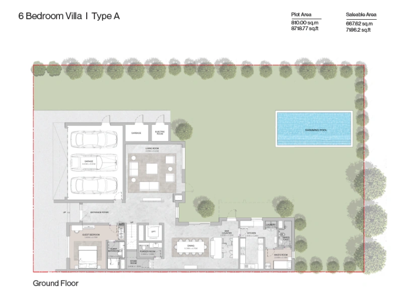 Luxurious 6-Bedroom Villa with Private Pool - Ultimate Luxury Living Experience