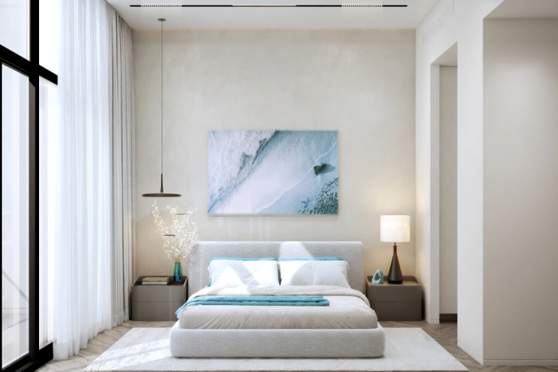 Stilvolle Zwei-Zimmer-Wohnung mit Wintergarten in modernem Design