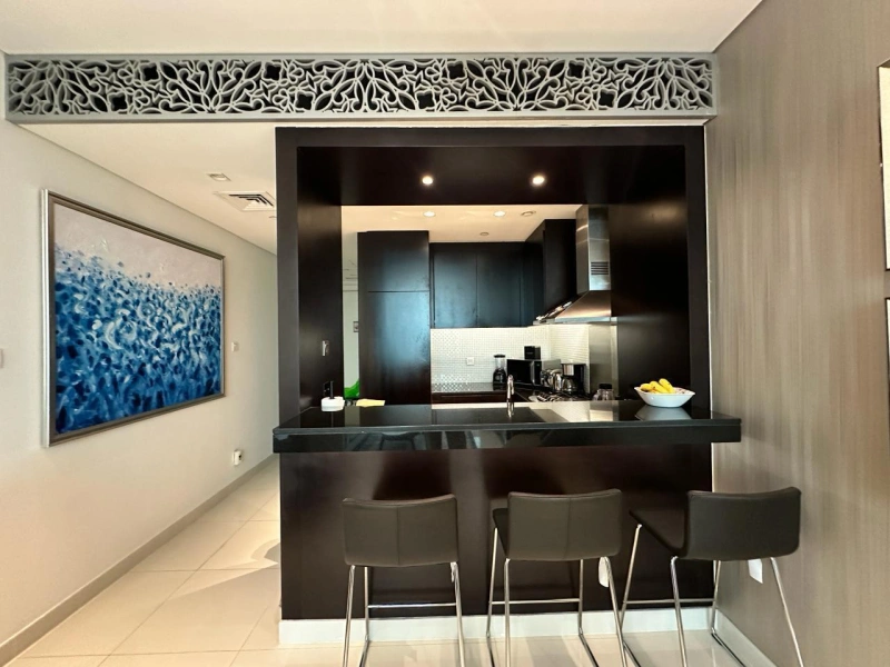 Gemütliches 2-Zimmer-Apartment mit traumhaftem Blick auf den Burj Khalifa