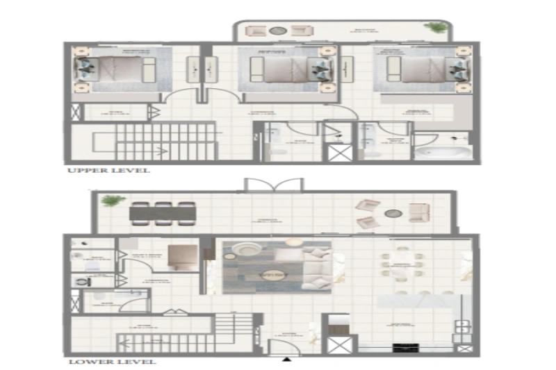 Maison de ville avec 3 chambres