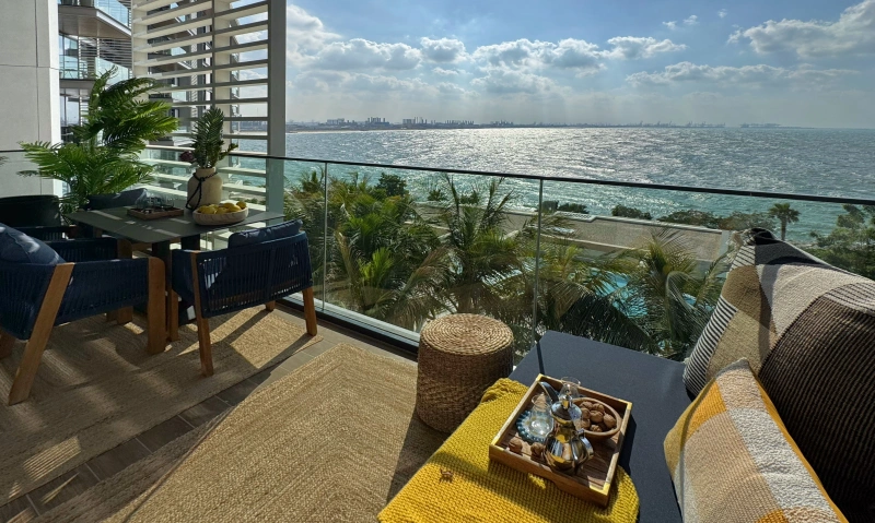 Traumhaftes 3-Zimmer-Apartment mit Meerblick in Bluewaters Residence 3