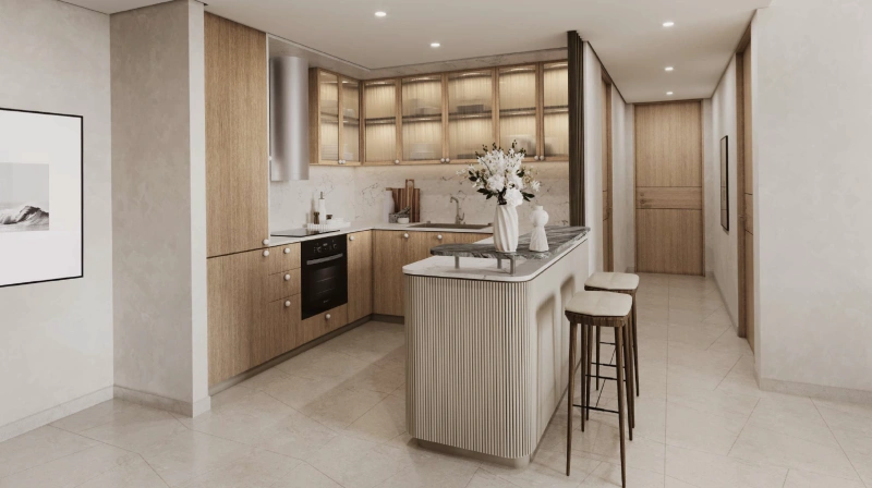 Exklusive 2-Zimmer Luxuswohnung mit Infinity-Pool und Blick aufs Wasser!