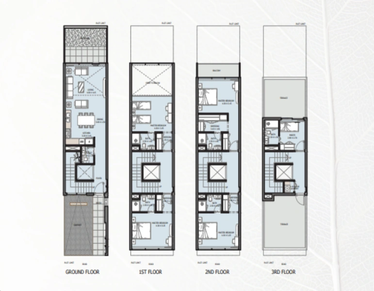 Stilvolles Stadthaus mit vier Schlafzimmern und modernem Design