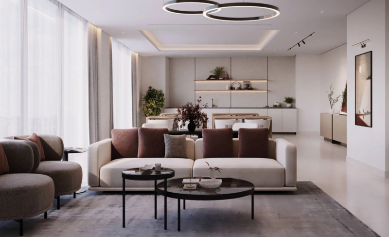 Moderne 1-Zimmer Wohnung mit atemberaubendem Ausblick.