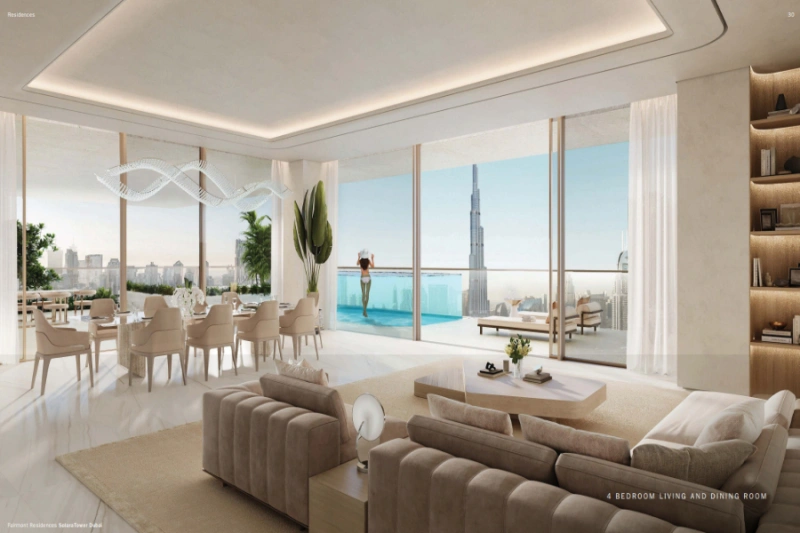 Splendido appartamento con quattro camere da letto e design moderno in vendita