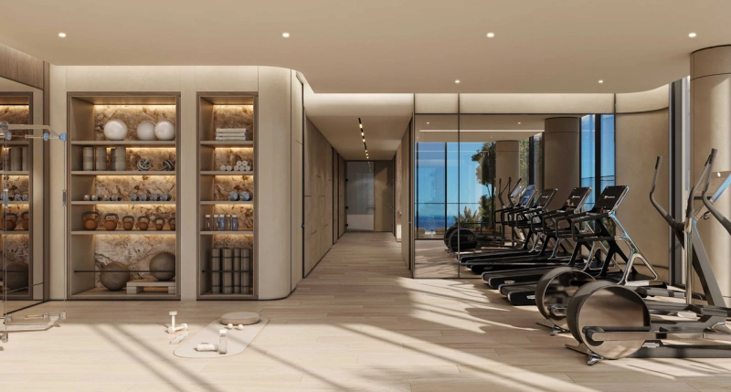 Luxuriöses 3-Zimmer-Apartment mit Balkon, privatem Pool und Meerblick