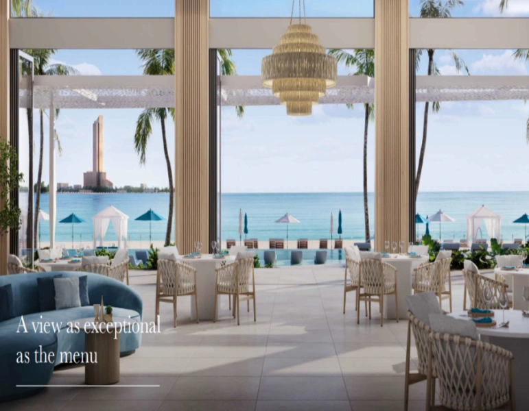 Drei-Schlafzimmer-Apartment mit Pool und Panoramablick