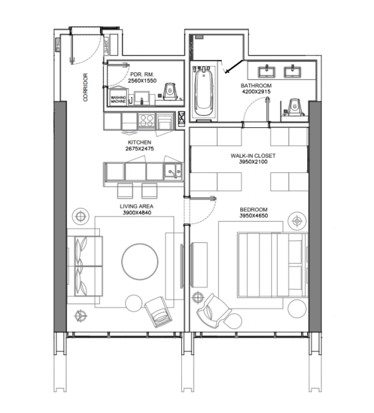 Luxuriöses Apartment mit Burj-Blick im Sterling East Tower bei Omniyat